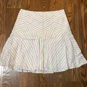 EUC Ann Taylor LOFT striped skirt, size 8 petite